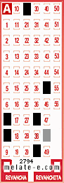 Volante ganador del sorteo de Melate con fecha del domingo  14 de septiembre de 2014