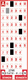 Volante ganador del sorteo de Melate con fecha del miércoles  17 de septiembre de 2014