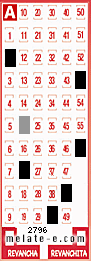 Volante ganador del sorteo de Melate con fecha del domingo  21 de septiembre de 2014
