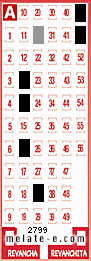 Volante ganador del sorteo de Melate con fecha del miércoles   1 de octubre de 2014
