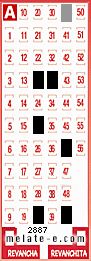 Volante ganador del sorteo de Melate con fecha del miércoles   5 de agosto de 2015