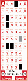Volante ganador del sorteo de Melate con fecha del domingo  30 de agosto de 2015