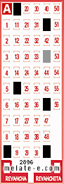 Volante ganador del sorteo de Melate con fecha del domingo   6 de septiembre de 2015