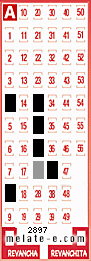 Volante ganador del sorteo de Melate con fecha del miércoles   9 de septiembre de 2015