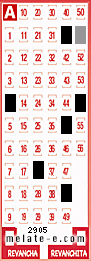 Volante ganador del sorteo de Melate con fecha del miércoles   7 de octubre de 2015
