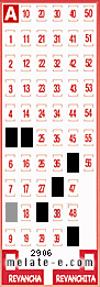 Volante ganador del sorteo de Melate con fecha del domingo  11 de octubre de 2015