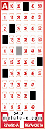 Volante ganador del sorteo de Melate con fecha del miércoles   4 de noviembre de 2015