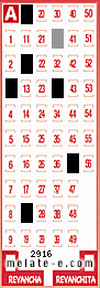 Volante ganador del sorteo de Melate con fecha del domingo  15 de noviembre de 2015