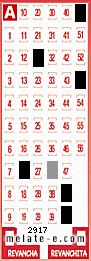 Volante ganador del sorteo de Melate con fecha del miércoles  18 de noviembre de 2015