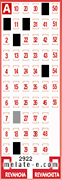 Volante ganador del sorteo de Melate con fecha del domingo   6 de diciembre de 2015