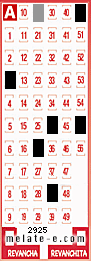 Volante ganador del sorteo de Melate con fecha del miércoles  16 de diciembre de 2015