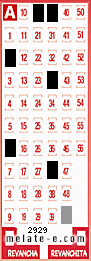Volante ganador del sorteo de Melate con fecha del miércoles  30 de diciembre de 2015
