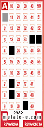 Volante ganador del sorteo de Melate con fecha del domingo  10 de enero de 2016