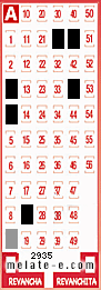 Volante ganador del sorteo de Melate con fecha del miércoles  20 de enero de 2016