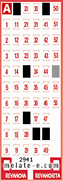 Volante ganador del sorteo de Melate con fecha del miércoles  10 de febrero de 2016