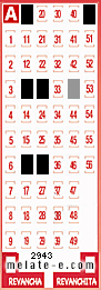 Volante ganador del sorteo de Melate con fecha del miércoles  17 de febrero de 2016