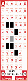 Volante ganador del sorteo de Melate con fecha del miércoles  24 de febrero de 2016
