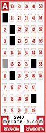 Volante ganador del sorteo de Melate con fecha del domingo   6 de marzo de 2016