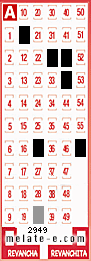 Volante ganador del sorteo de Melate con fecha del miércoles   9 de marzo de 2016