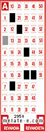 Volante ganador del sorteo de Melate con fecha del domingo  13 de marzo de 2016