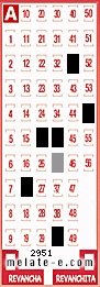 Volante ganador del sorteo de Melate con fecha del miércoles  16 de marzo de 2016