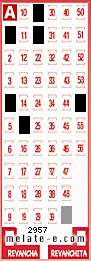 Volante ganador del sorteo de Melate con fecha del miércoles   6 de abril de 2016