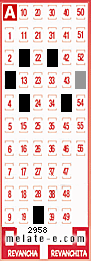 Volante ganador del sorteo de Melate con fecha del domingo  10 de abril de 2016