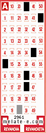 Volante ganador del sorteo de Melate con fecha del miércoles  20 de abril de 2016