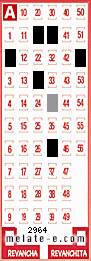 Volante ganador del sorteo de Melate con fecha del domingo   1 de mayo de 2016