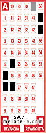 Volante ganador del sorteo de Melate con fecha del miércoles  11 de mayo de 2016