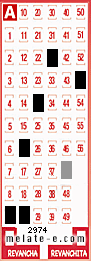 Volante ganador del sorteo de Melate con fecha del domingo   5 de junio de 2016
