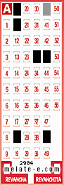 Volante ganador del sorteo 2994 de Melate
