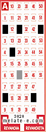 Volante ganador del sorteo 3020 de Melate