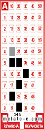 Volante ganador del sorteo 346 de Melate