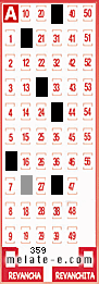 Volante ganador del sorteo 359 de Melate