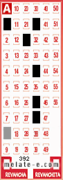 Volante ganador del sorteo 392 de Melate