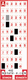 Volante ganador del sorteo 402 de Melate
