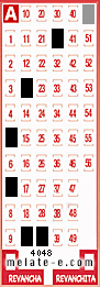 Volante ganador del sorteo 4048 de Melate