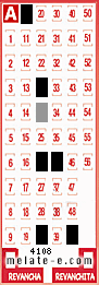 Volante ganador del sorteo de Melate con fecha del viernes  12 de septiembre de 2025