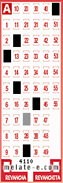 Volante ganador del sorteo de Melate con fecha del miércoles  17 de septiembre de 2025