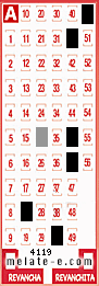 Volante ganador del sorteo de Melate con fecha del miércoles   8 de octubre de 2025