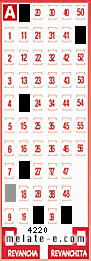 Volante ganador del sorteo de Melate con fecha del domingo  31 de mayo de 2026