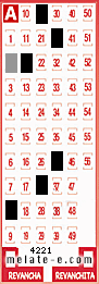 Volante ganador del sorteo de Melate con fecha del miércoles   3 de junio de 2026