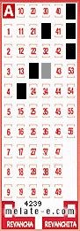 Volante ganador del sorteo de Melate con fecha del miércoles  15 de julio de 2026