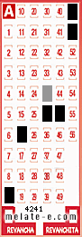 Volante ganador del sorteo de Melate con fecha del domingo  19 de julio de 2026