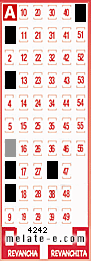 Volante ganador del sorteo de Melate con fecha del miércoles  22 de julio de 2026