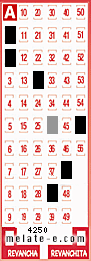 Volante ganador del sorteo de Melate con fecha del domingo   9 de agosto de 2026