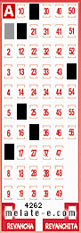 Volante ganador del sorteo de Melate con fecha del domingo   6 de septiembre de 2026