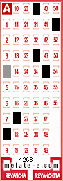 Volante ganador del sorteo de Melate con fecha del domingo  20 de septiembre de 2026