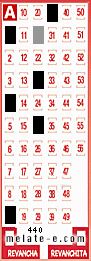 Volante ganador del sorteo 440 de Melate